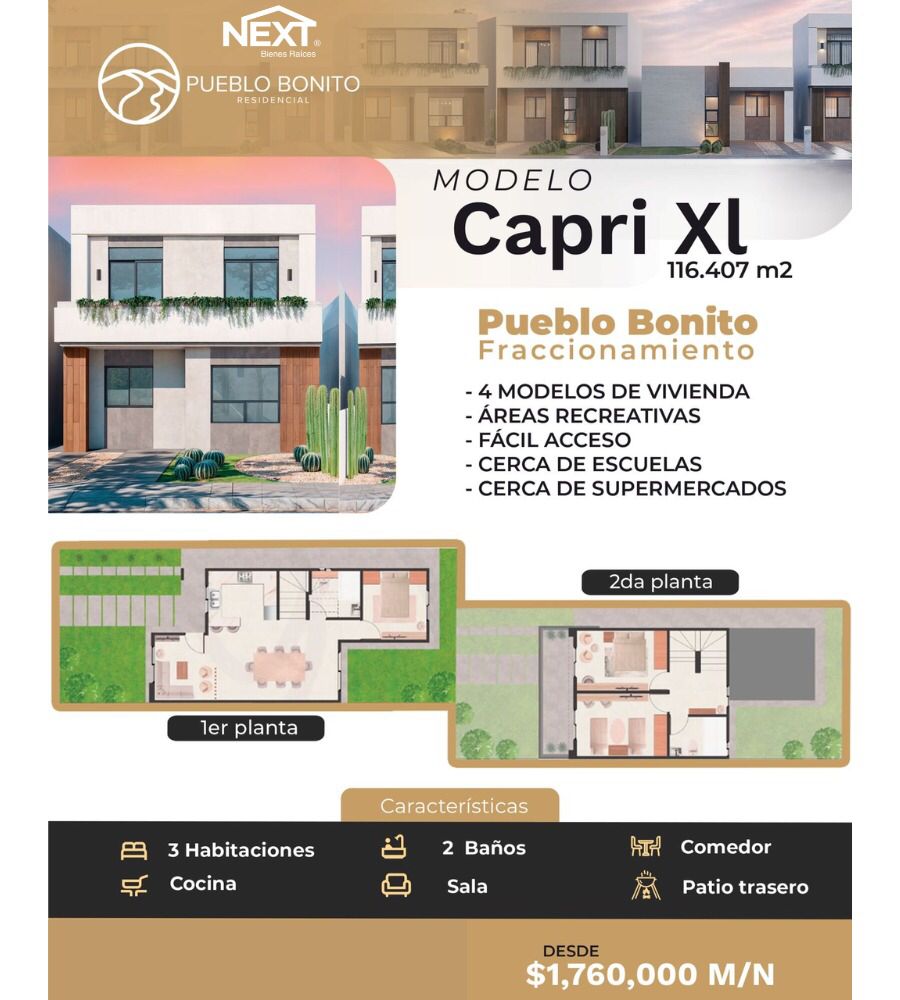 ✨Pueblo Bonito Residencial — Cd. Obregón🏡