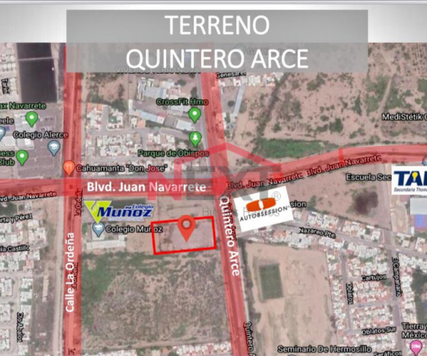 SE VENDE TERRENO EN COLONIA EL LLANO