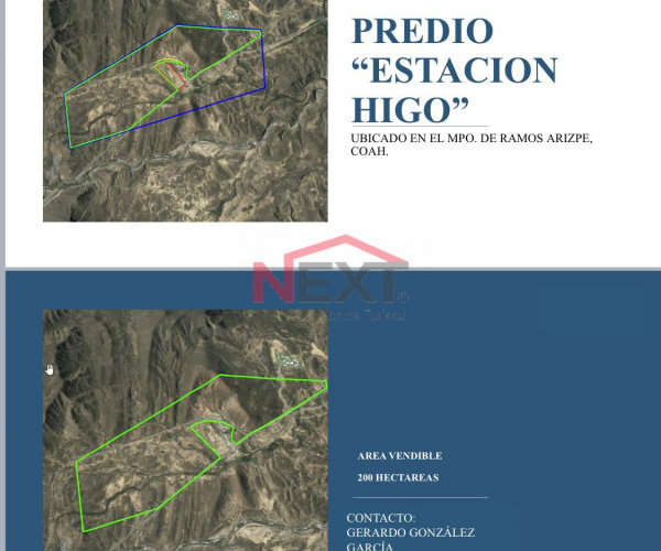 EN VENTA  TERRENO INDUSTRIAL LAS CALANDRIAS EN RAMOS ARIZPE