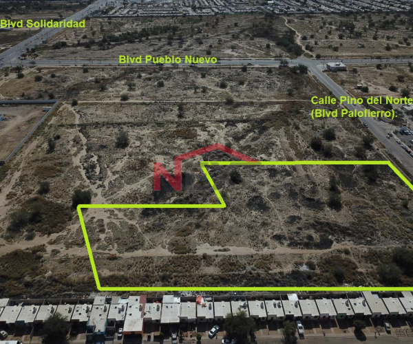TERRENO EN VENTA COL. PUEBLITOS