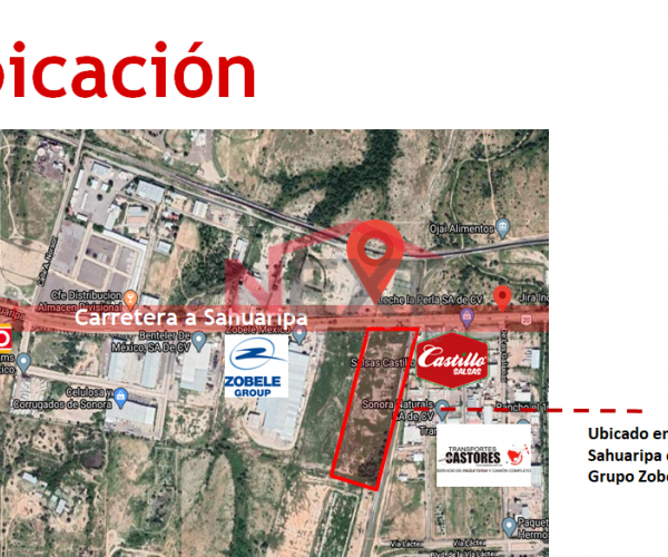 VENTA TERRENO EN PARQUE INDUSTRIAL