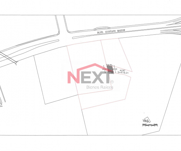 TERRENO EN VENTA BLVD. GUSTAVO MAZON LOPEZ