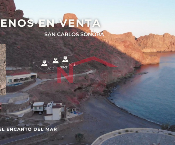 TERRENO EN VENTA EN BAHIA EL ENCANTO EN SAN CARLOS, SONORA