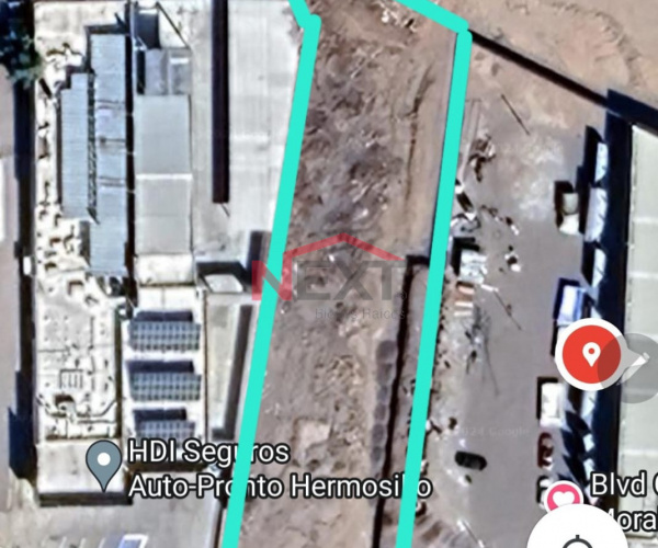 TERRENO EN VENTA SOBRE BLVD. GARCIA MORALES COL. QUINTA EMILIA