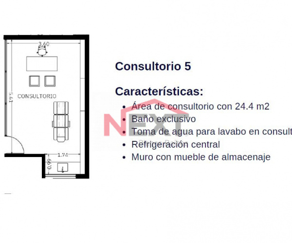 CONSULTORIO EN RENTA COL. CENTENARIO