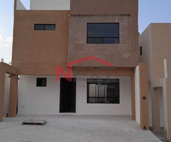 CASA NUEVA EN VENTA EN FRACC. CERRADO AL PONIENTE DE LA CIUDAD
