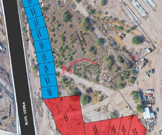 TERRENO EN VENTA SOBRE BLVD. SERNA