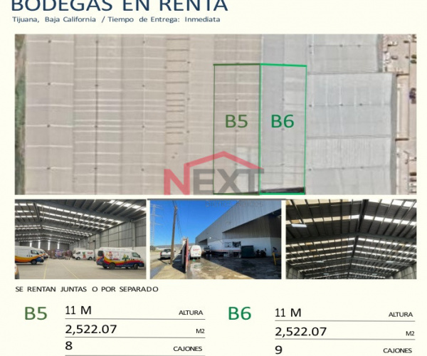 BODEGAS EN RENTA GRANJAS FAMILIARES TIJUANA B.C