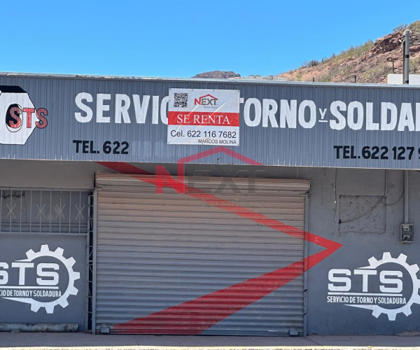 RENTA DE BODEGA  EN BLVD. " BENITO JUAREZ SAN VICENTE"