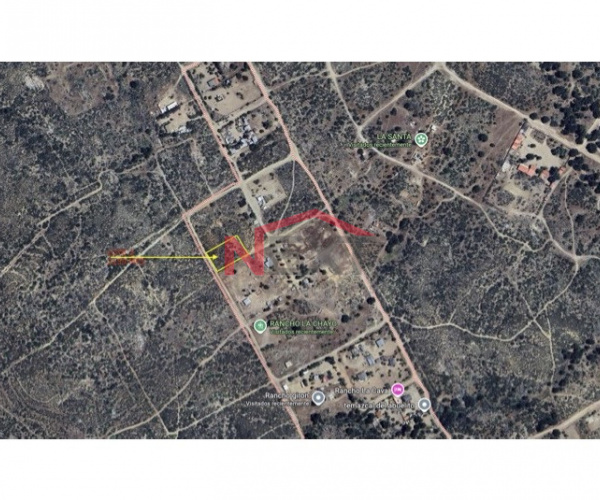VENTA DE LOTE CAMPESTRE PLANO EN SANTA VERONICA TECATE