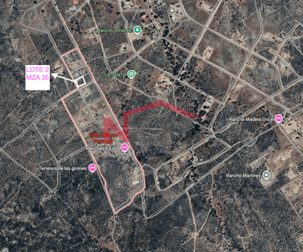 LOTE DE TERRENO EN VENTA EN  EL NUEVO PORVENIR TECATE B.C