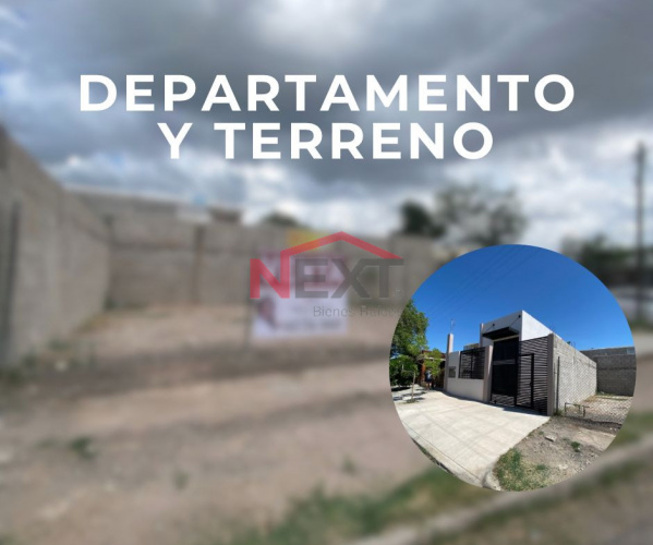 DEPARTAMENTO Y TERRENO EN VENTA EN COL. JESUS GARCIA