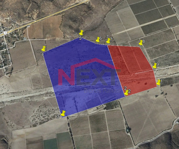VENTA DE TERRENO DE 75 HECTAREAS EN VALLE DE GUADALUPE ENSENADA BAJA CALIFORNIA (ENTRE LA CETTO Y LAFARGA)