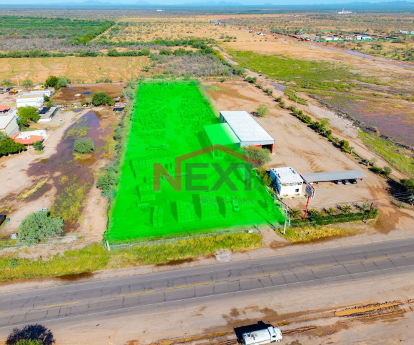 TERRENO EN VENTA SOBRE CARRETERA HILLO - KINO