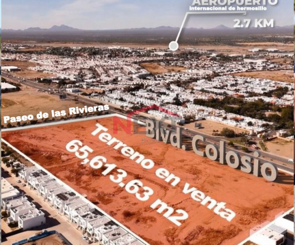 TERRENO EN VENTA SOBRE BLVD. COLOSIO