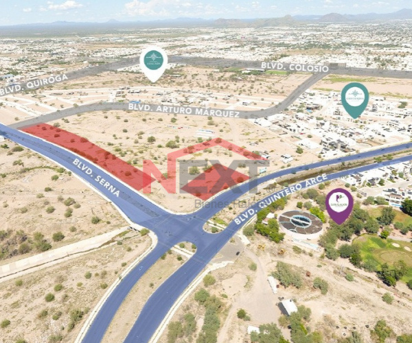 TERRENO EN VENTA SOBRE BLVD. SERNA