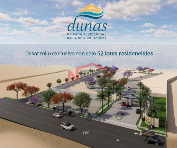 TERRENO EN VENTA EN BAHIA DE KINO | DUNAS PRIVADA RESIDENCIAL