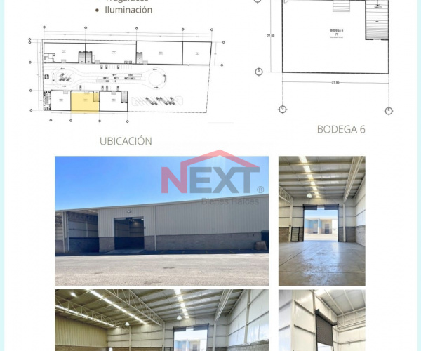 BODEGA EN RENTA EN COL. TAZAJAL