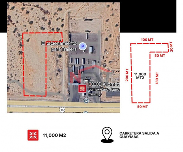 TERRENO EN VENTA SALIDA SUR HERMOSILLO