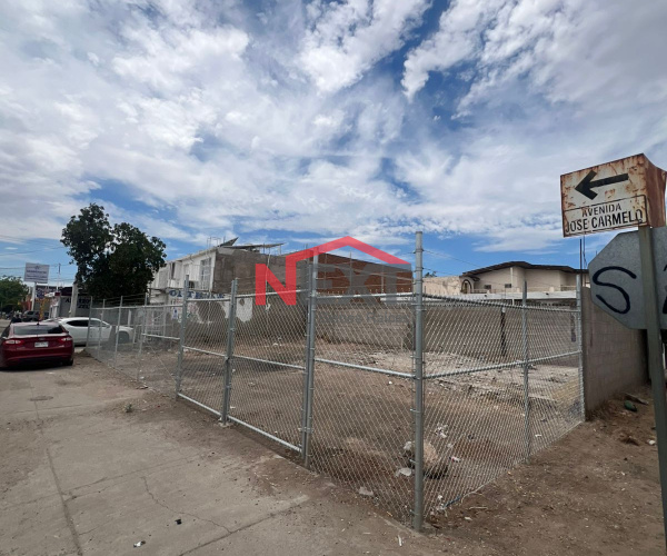 TERRENO EN VENTA SOBRE AV. JOSE CARMELO COL. OLIVARES