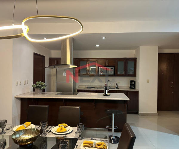 DEPARTAMENTO EN THE HOUSE – TOTALMENTE AMUEBLADO Y EQUIPADO, 2 Rec., 2 Baños completos