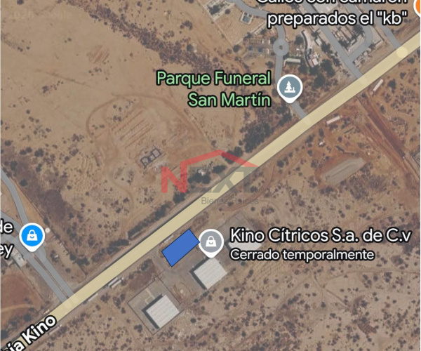 TERRENO EN RENTA SOBRE CARRETERA A BAHIA DE KINO