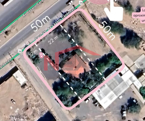 TERRENO EN RENTA EN COL. LAS MINITAS
