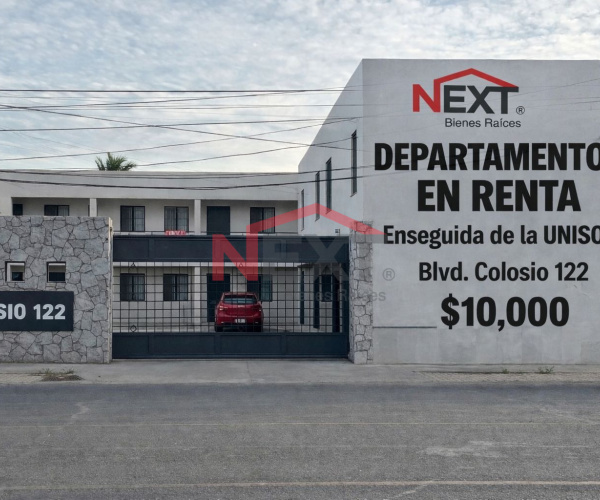 DEPARTAMENTO EN RENTA EN BLVD. COLOSIO