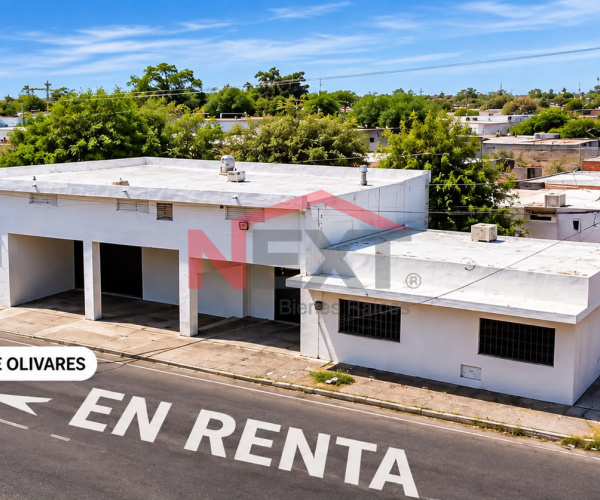 BODEGA CON OFICINA EN RENTA SOBRE CALLE OLIVARES