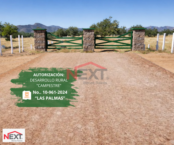TERRENO CAMPESTRE EN VENTA EN "LAS PALMAS" LOTE 34