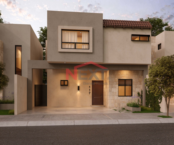 Casa en Pre-Venta con Terraza y Estancia | 3 Recámaras | Residencial Montecito, Fundadores, Saltillo, Modelo Carmel