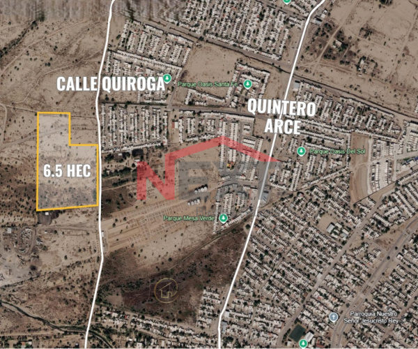 TERRENO EN VENTA SOBRE CALLE QUIROGA